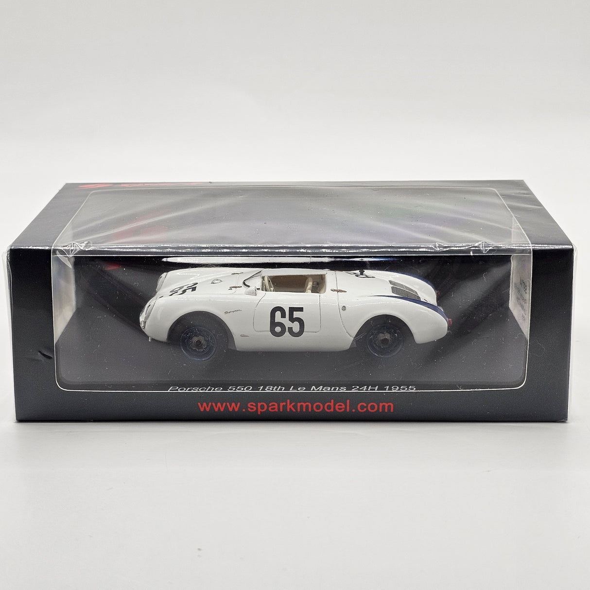 Spark Porsche 550 RS Spyder #65 Gustave Olivier 24Hrs Le Mans 1955 1/43 Scale S9714