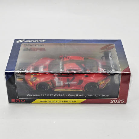 Spark Porsche 911 GT3 R (992) #911 Pure Rxcing 24Hrs Spa 2025 1/43 Scale