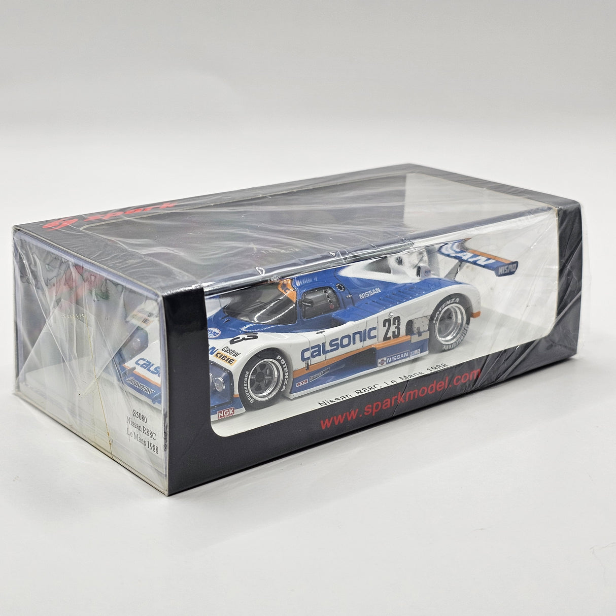 Spark March Nissan R88C #23 Team Calsonic Nissan Motorsports Le Mans 1988 1/43 Scale