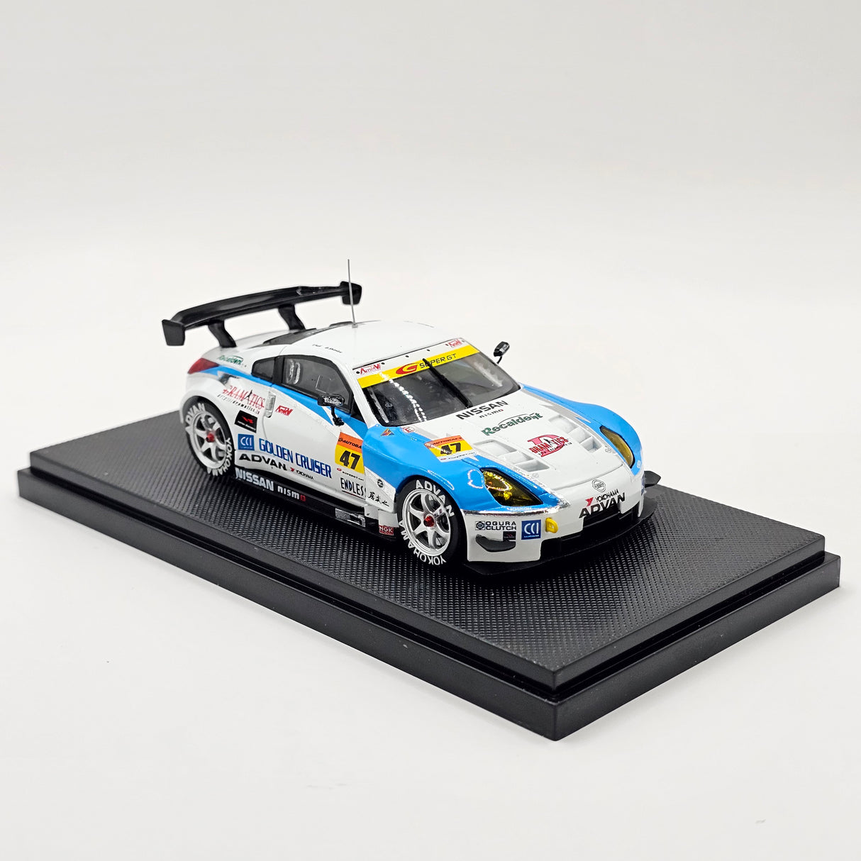EBBRO Nissan Fairlady Z #47 Advan Team MOLA Super GT GT300 2005 1/43 Scale