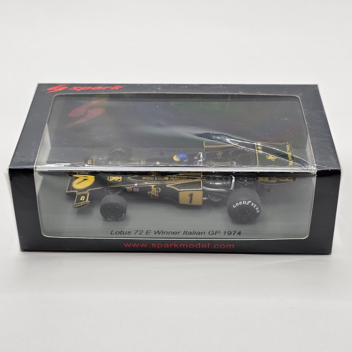 Spark Lotus 72 E #1 Ronnie Peterson Winner Italian GP 1974 1/43 Scale