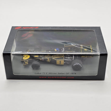 Spark Lotus 72 E #1 Ronnie Peterson Winner Italian GP 1974 1/43 Scale