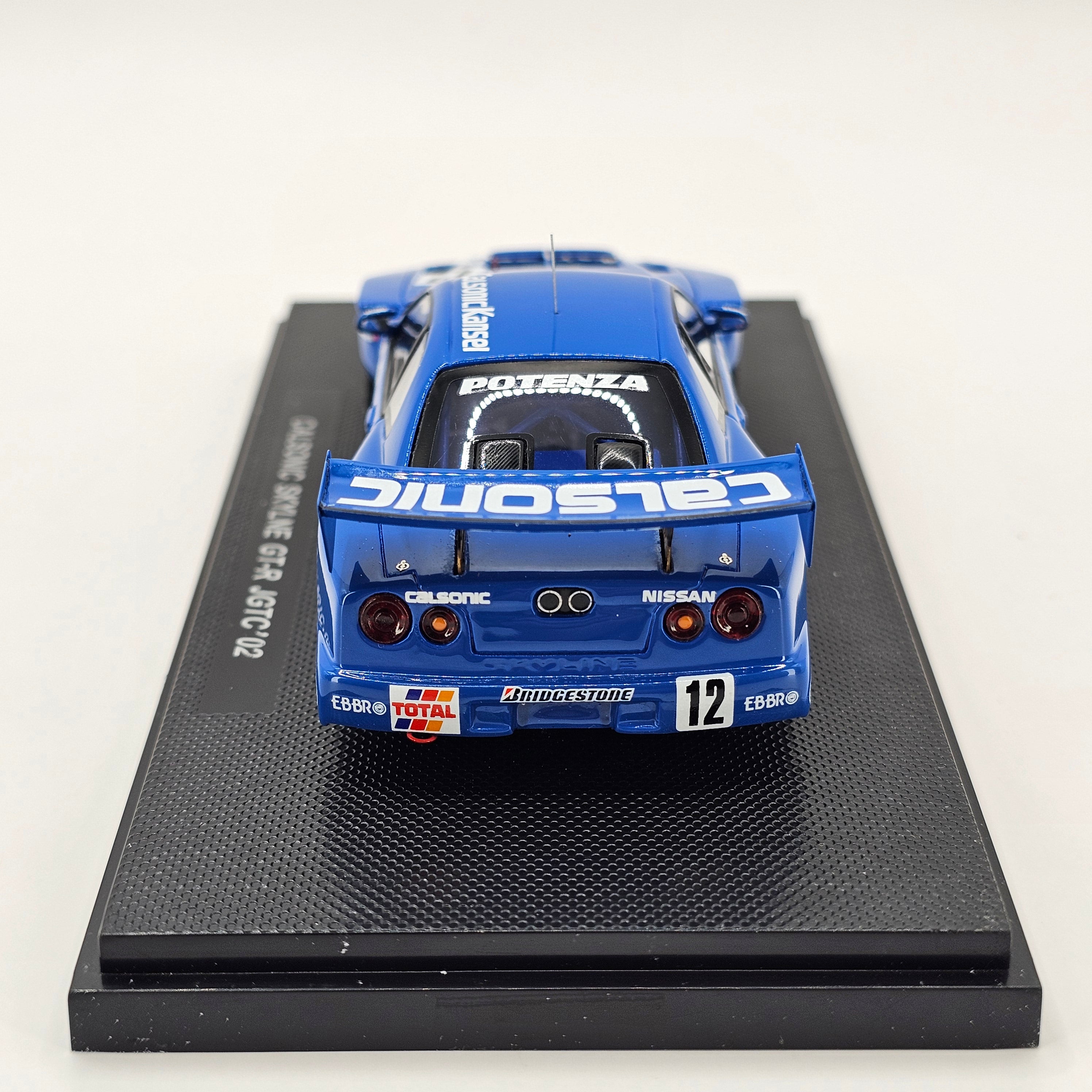EBBRO P-4 Nissan Skyline R34 GT-R GT500 #12 Calsonic JGTC 2002 1/43 Sc