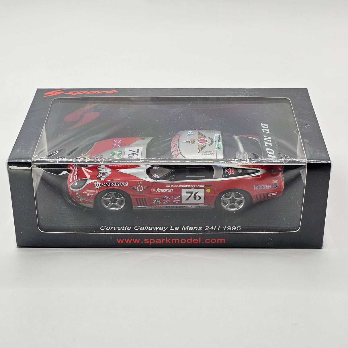 Spark Corvette Callaway #76 Agusta Racing Team Le Mans 24H 1995 1/43 Scale S4382