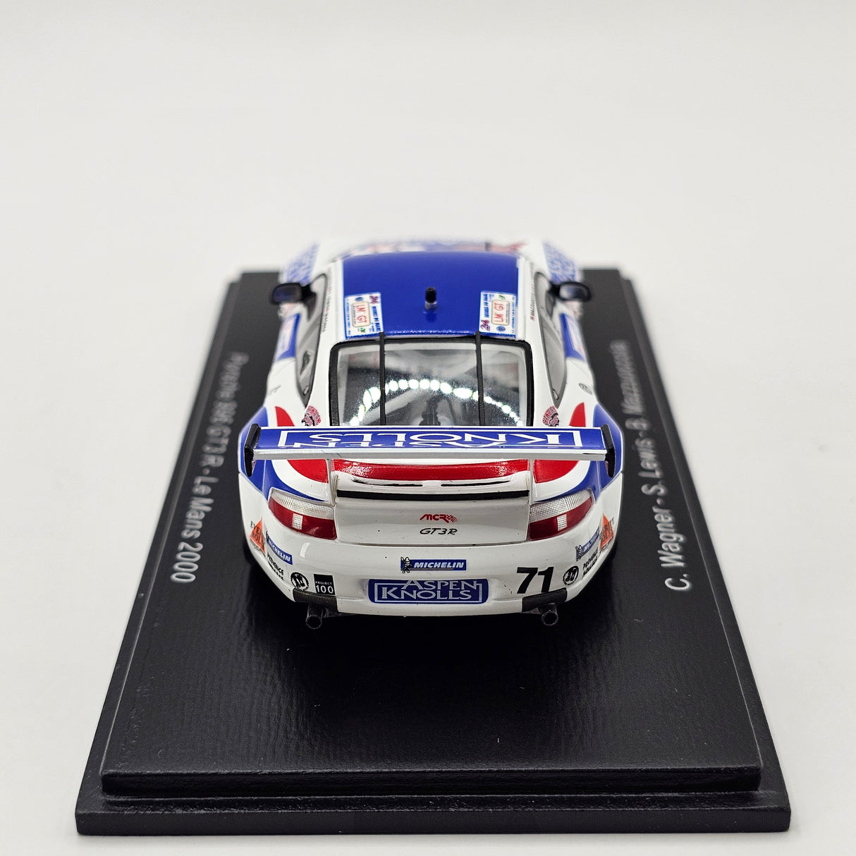 Spark Porsche 911 GT3-R #71 Michael Colucci Racing 24Hrs Le Mans 2000 1/43 Scale