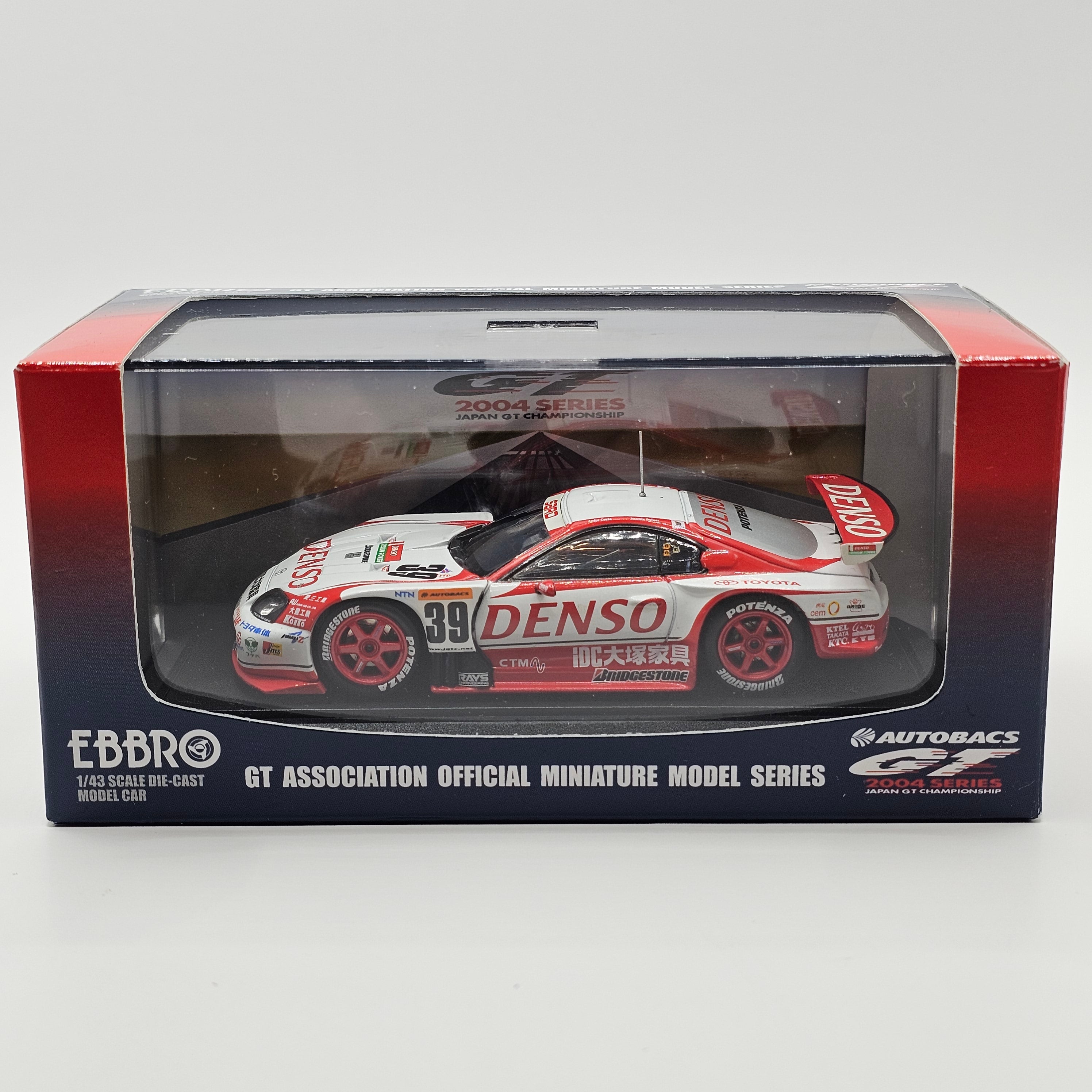 EBBRO 593 Toyota Supra Denso Sard JGTC 2004 - Blanc/Rouge - 1/43 - Occasion