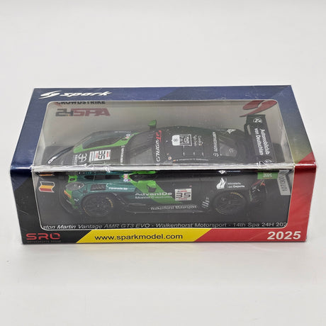 Spark Aston Martin Vantage AMR GT3 EVO #35 Walkenhorst Motorsport 24Hrs Spa 2025 1/43 Scale