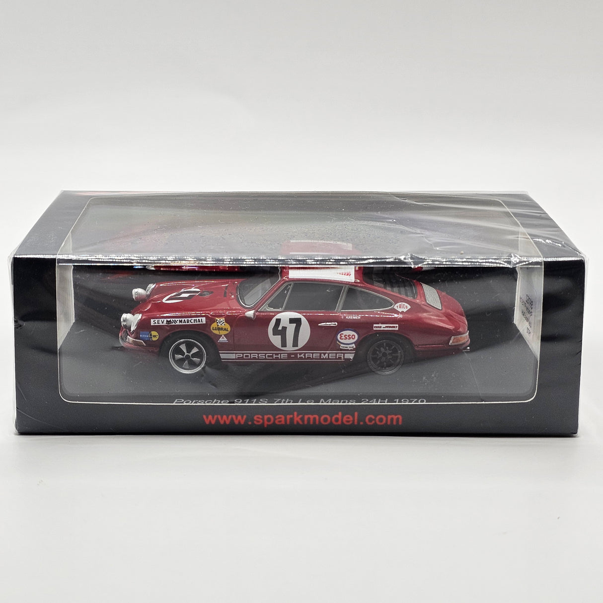 Spark Porsche 911S #47 Kremer Écurie Luxembourg 7th Le Mans 24H 1970 1/43 Scale