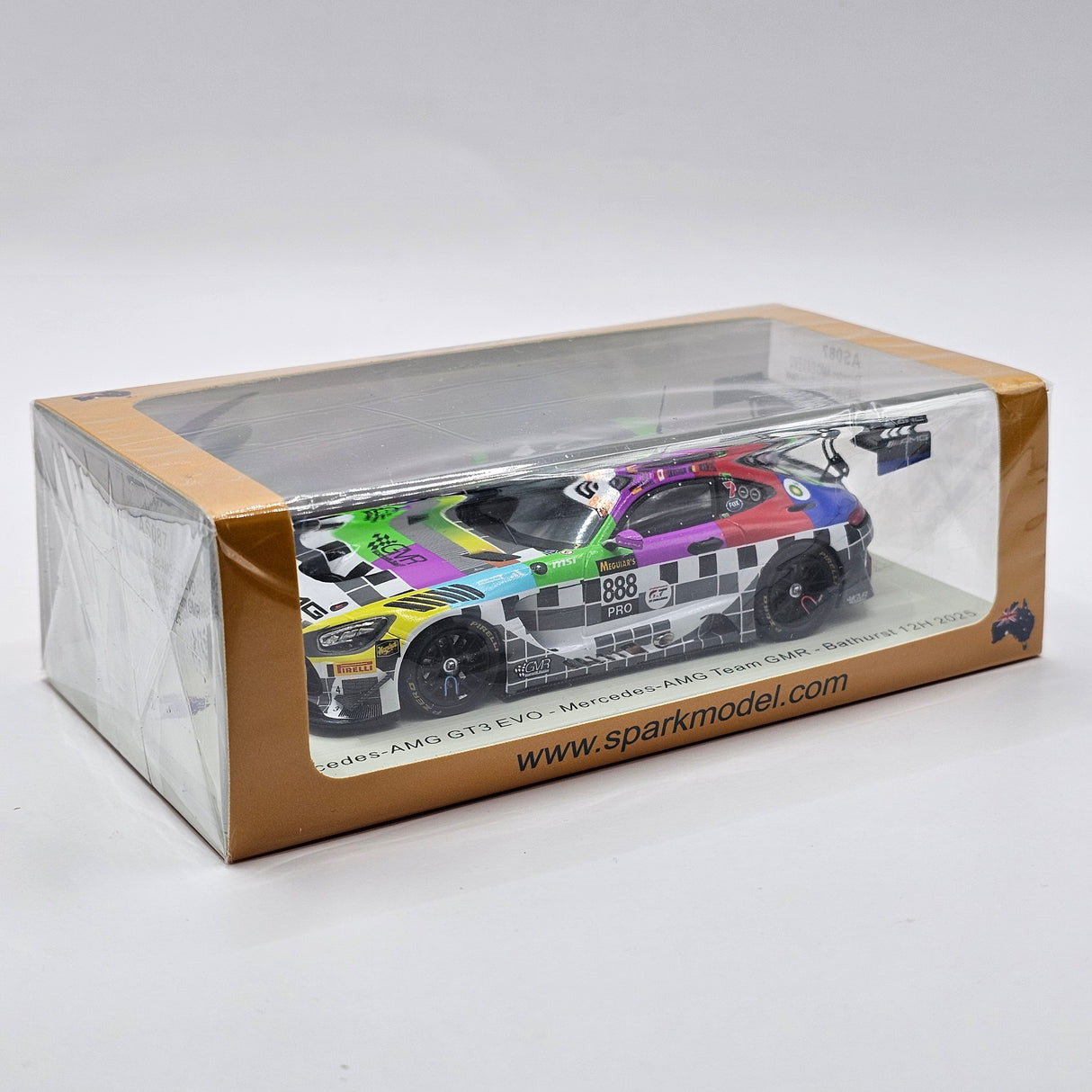 Spark Mercedes-AMG GT3 Evo #888 GMR 12Hrs Bathurst 2025 1/43 Scale AS087