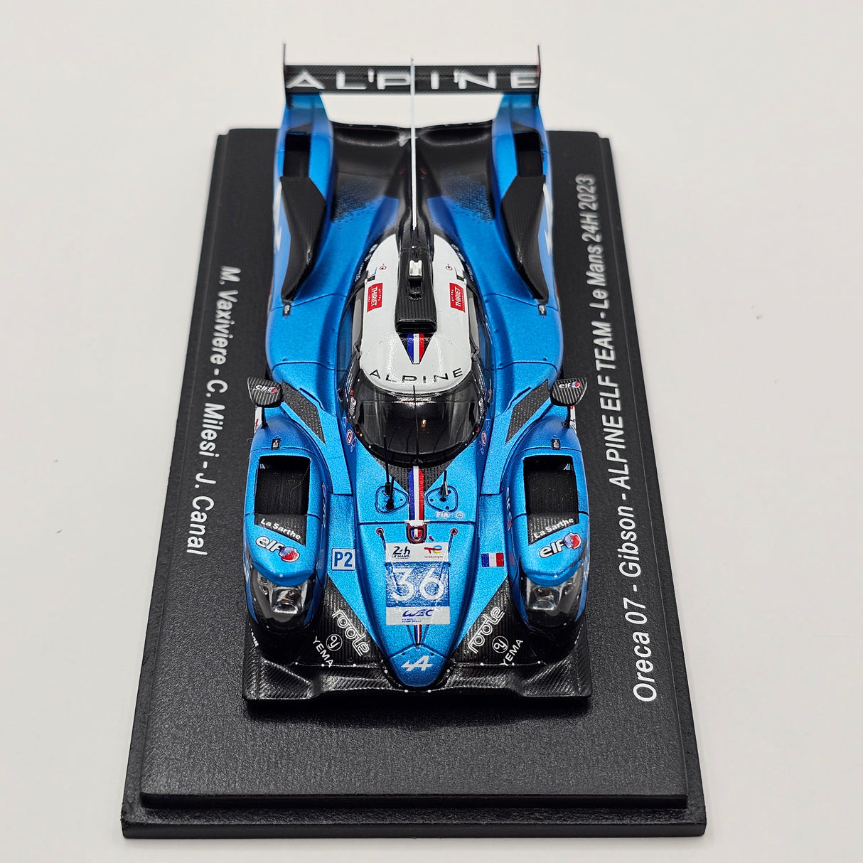 Spark Oreca 07 Gibson #36 Alpine Elf Team 24Hrs Le Mans 2023 1/43 Scale S8746