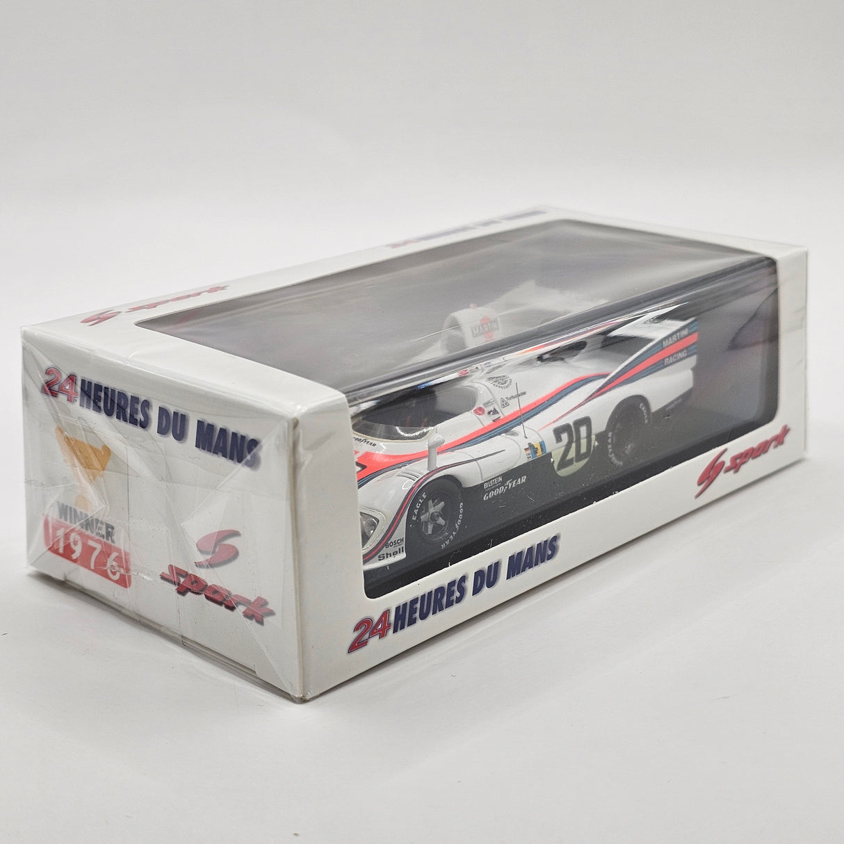 Spark Porsche 936 #20 Martini Racing Porsche System 24Hrs Le Mans Winner 1976 1/43 Scale