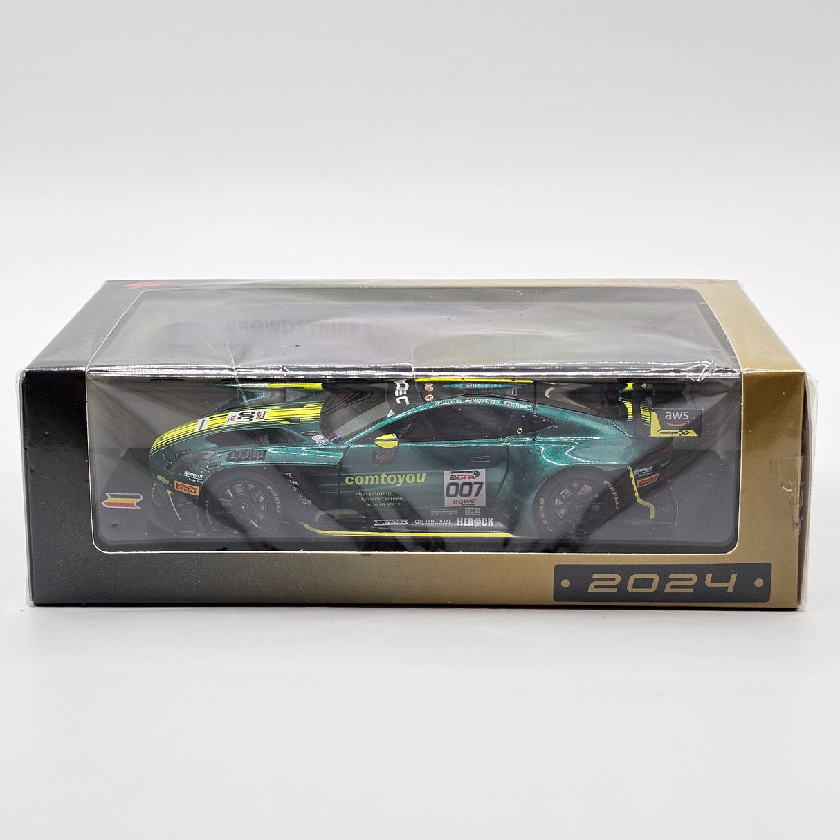 Spark Aston Martin Vantage AMR GT3 EVO #007 Winner Spa 24Hrs 2024 1/43 Scale
