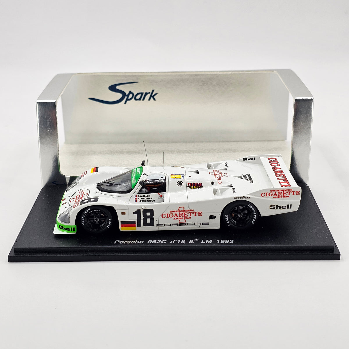 Spark Porsche 962C #18 Joest Porsche Racing 24Hrs Le Mans 1993 1/43 Scale