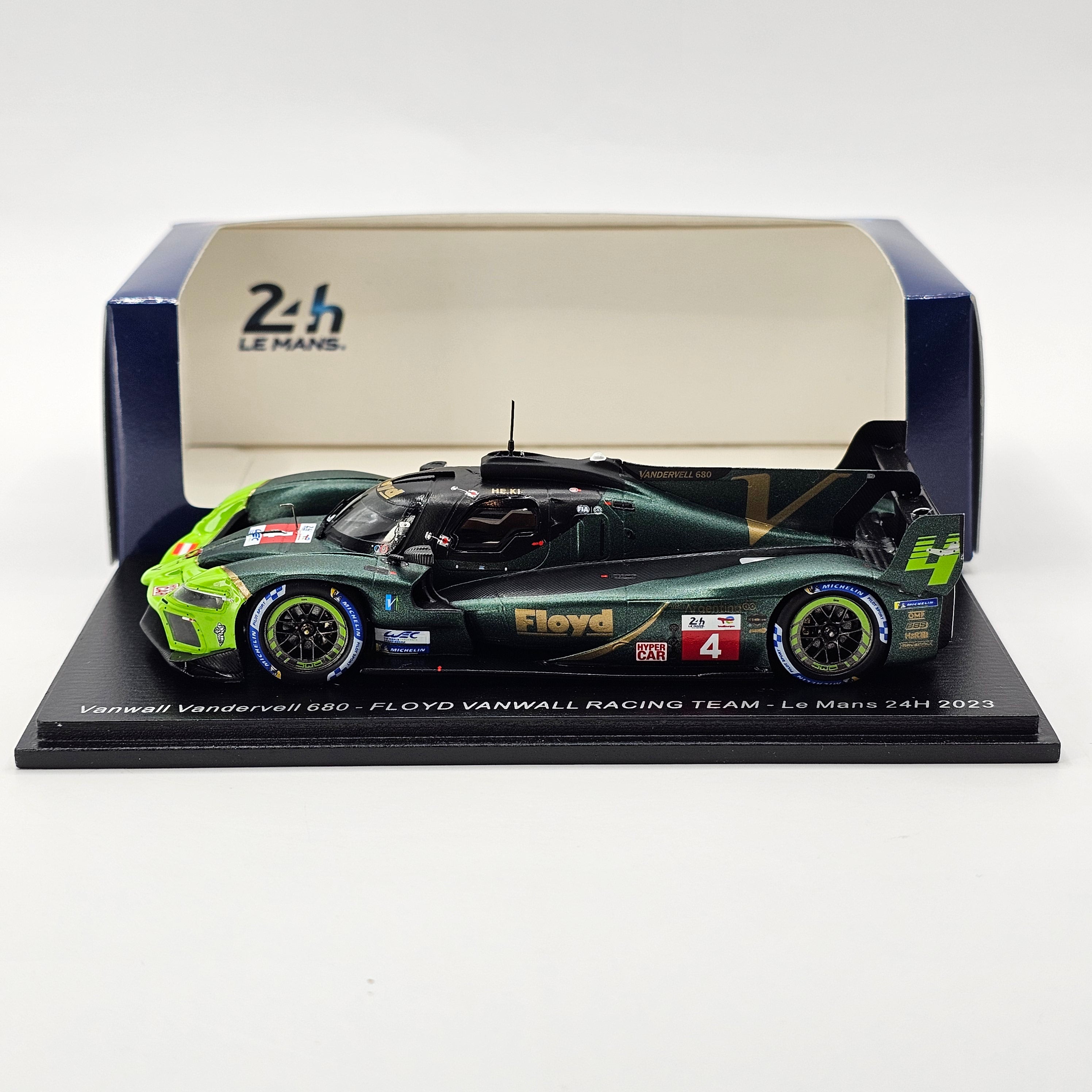Spark Vanwall Vandervell 680 #4 Floyd Vanwall 24Hrs Le Mans 2023 1/43