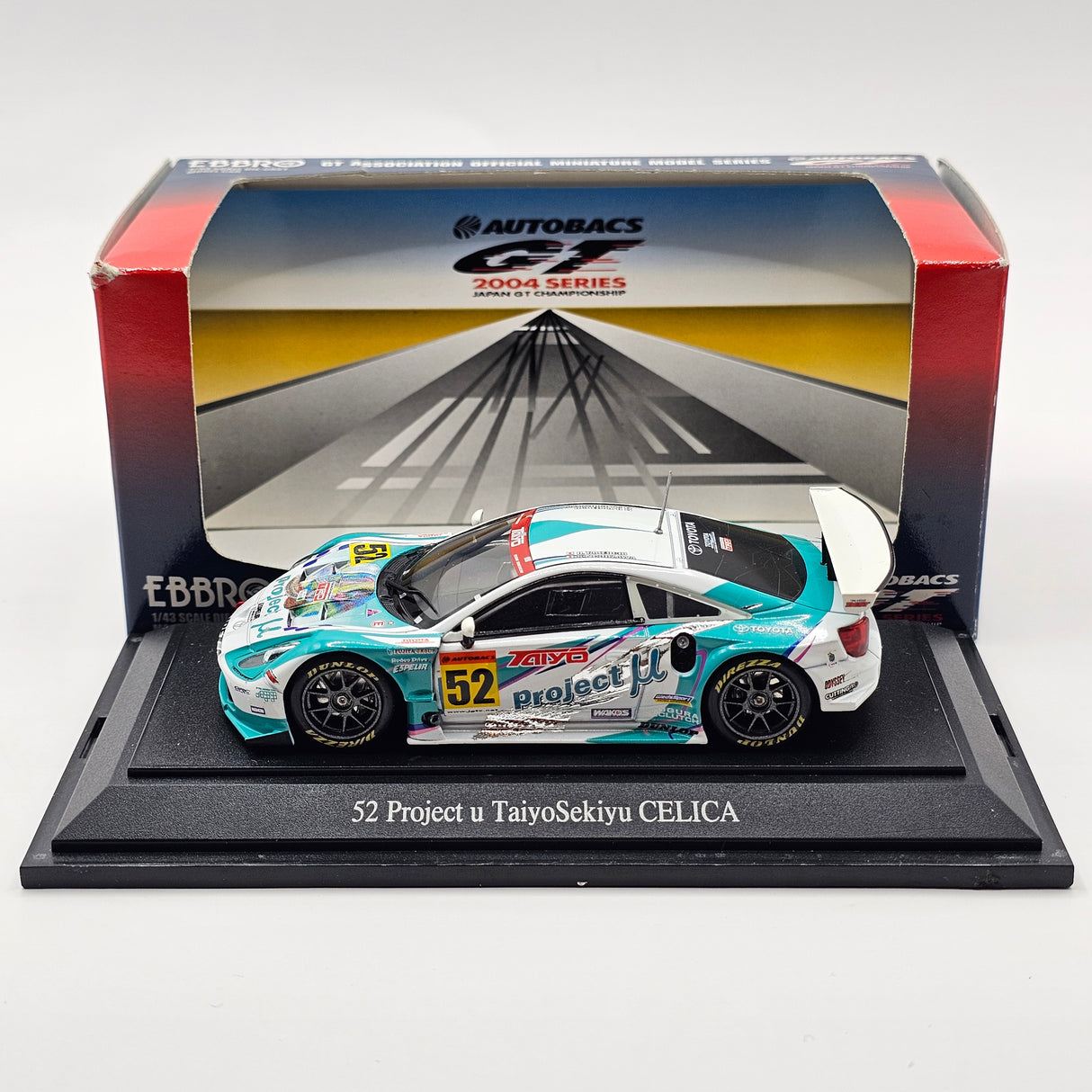 EBBRO Toyota Celica #52 Team Cerumo Project u JGTC GT300 2004 1/43 Scale