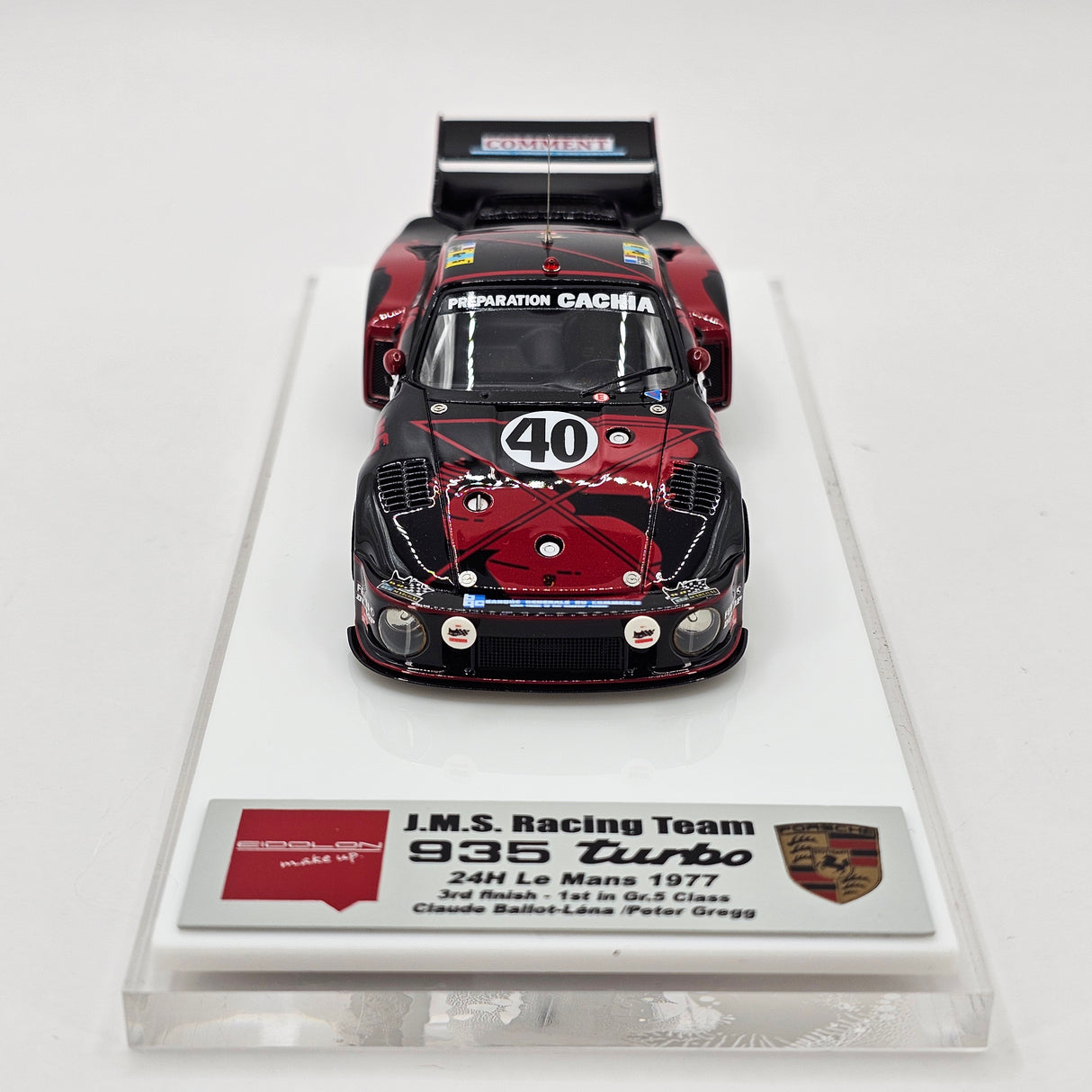 Make Up Eidolon Porsche 935/77 #40 JMS Racing 24Hrs Le Mans 1977 1/43 Scale