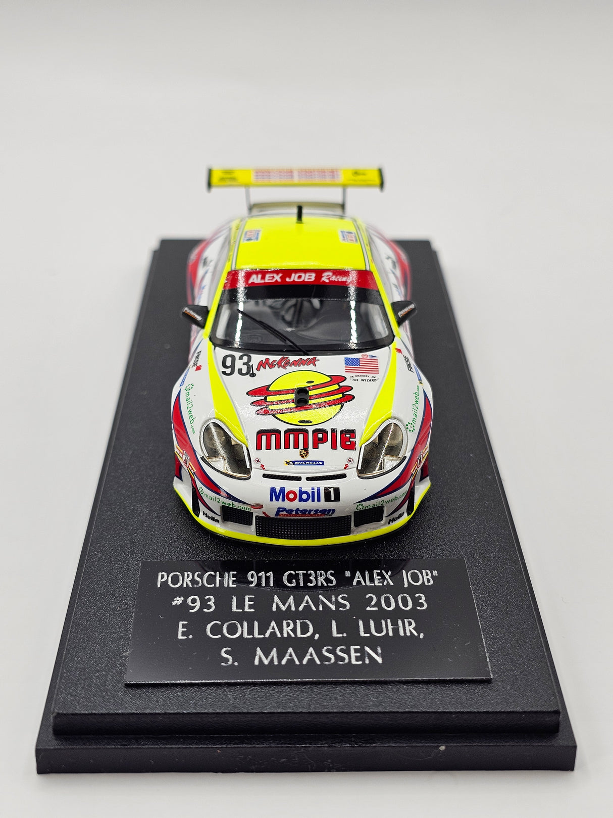 Spark Porsche 911 GT3-RS #93 Alex Job Racing 24Hrs Le Mans 2003 1/43 Scale S5527