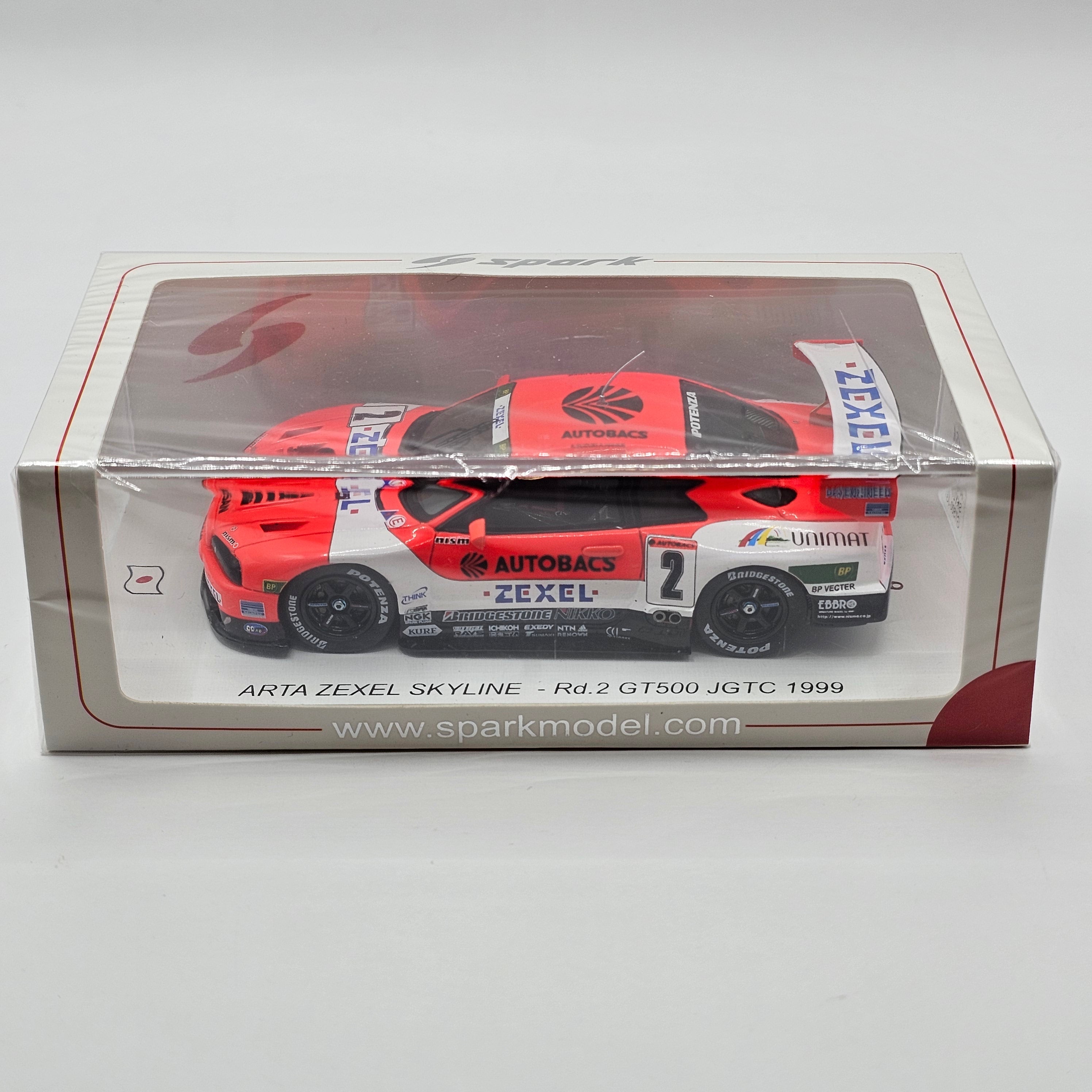 Spark Nissan Skyline GT-R #2 ARTA Zexel Nismo JGTC GT500 1999 1/43 Sca
