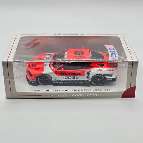 Spark Nissan Skyline GT-R #2 ARTA Zexel Nismo JGTC GT500 1999 1/43 Scale SJ164