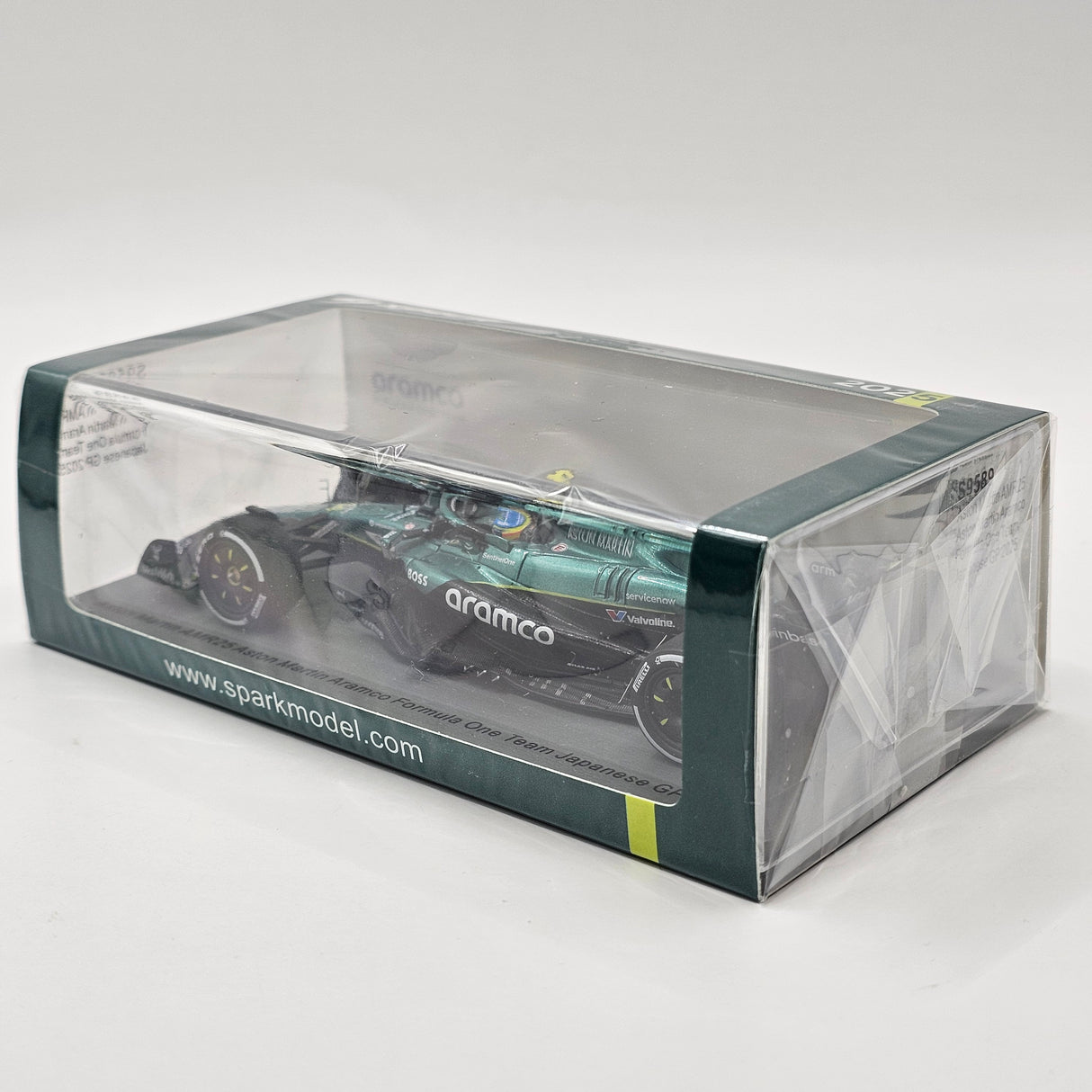 Spark Aston Martin AMR25 #14 Fernando Alonso Japanese GP 2025 1/43 Scale