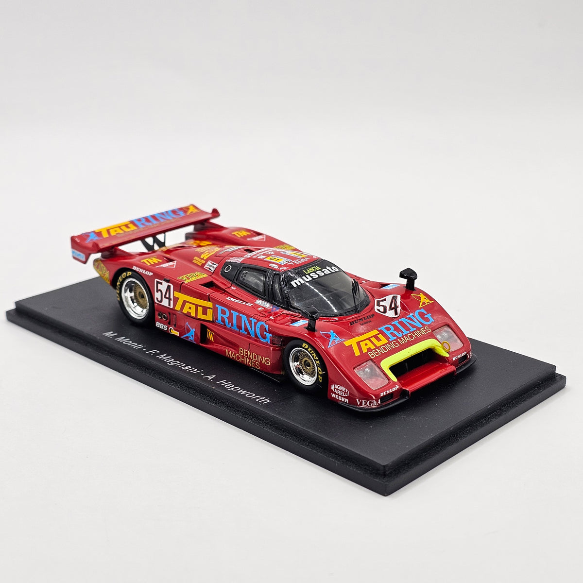 Spark Lancia LC2 SP90 #54 Mussato Action Car 24Hrs Le Mans 1990 1/43 Scale