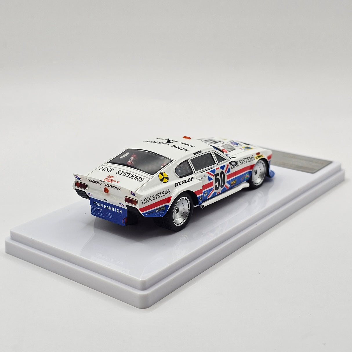 Tecnomodel Aston Martin V8 RHAM/1 #50 R. Hamilton 24Hrs Le Mans 1979 1/43 Scale