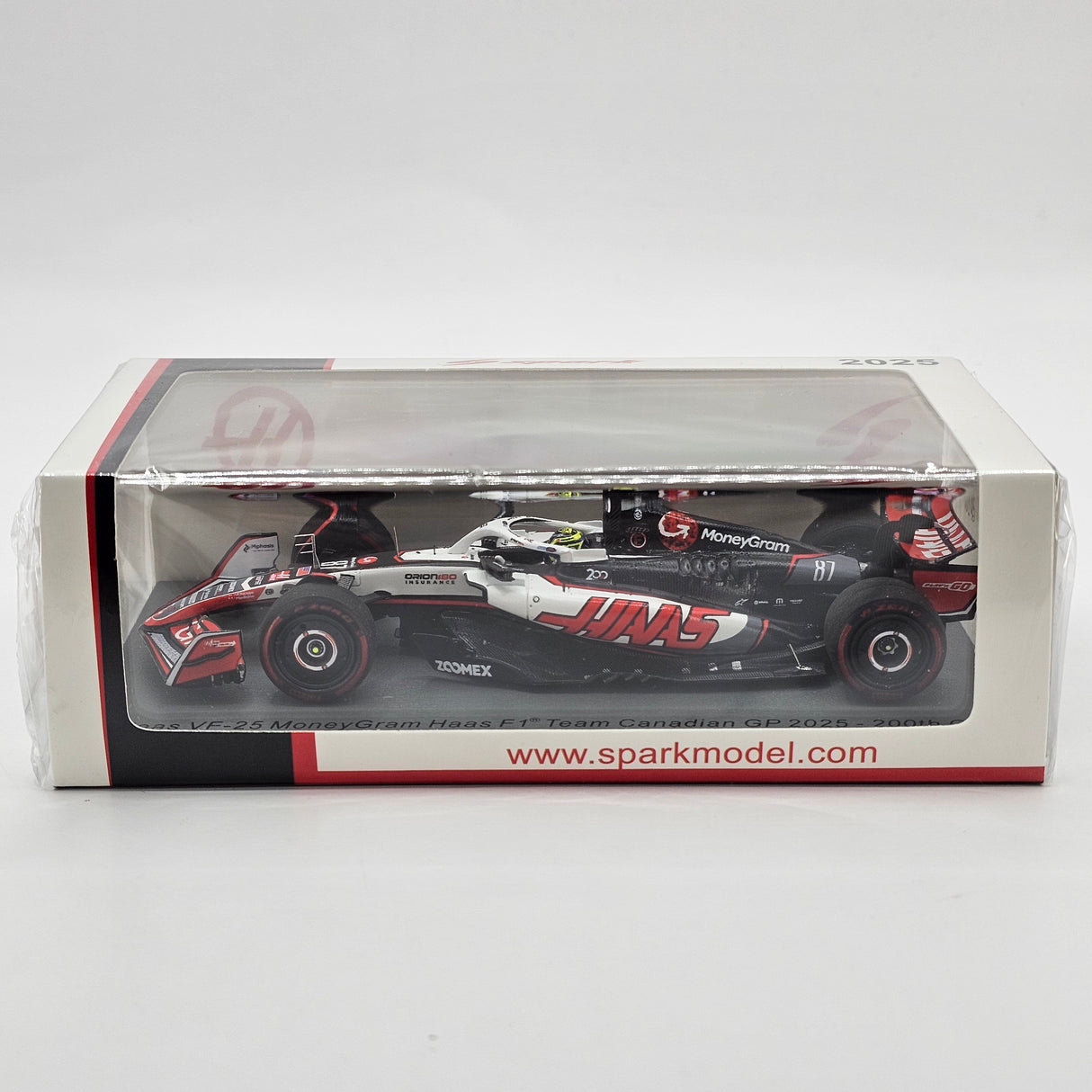 Spark Haas VF-25 #87 Oliver Bearman Canadian F1 GP 2025 1/43 Scale S9629
