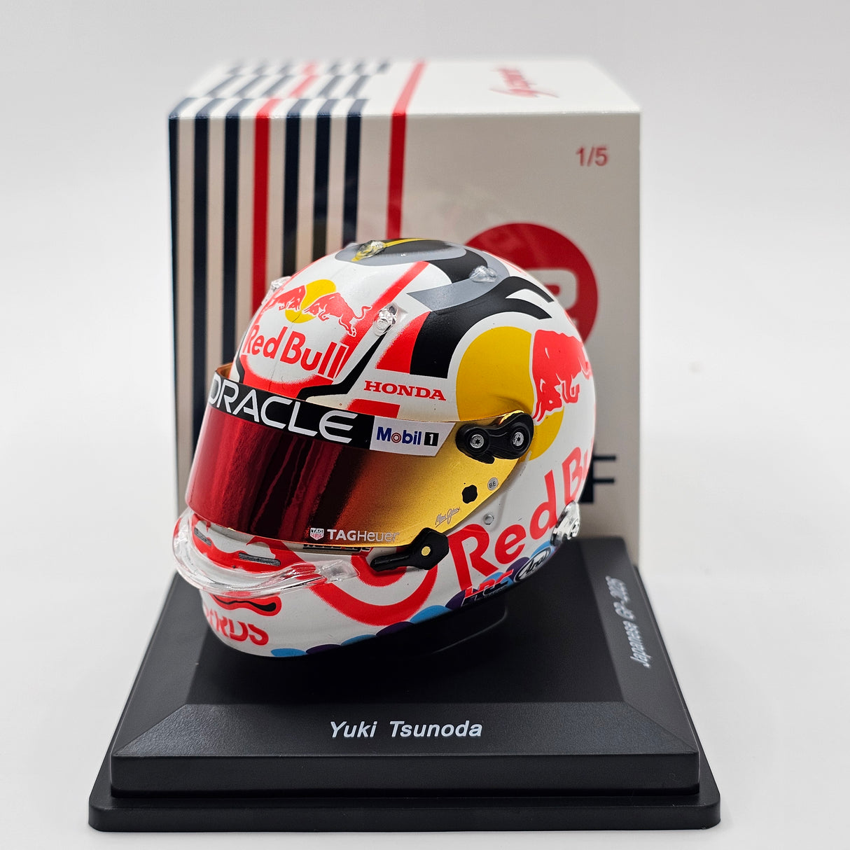 Spark Yuki Tsunoda Japanese F1 Grand Prix 2025 Replica Helmet 1/5 Scale 5HF204