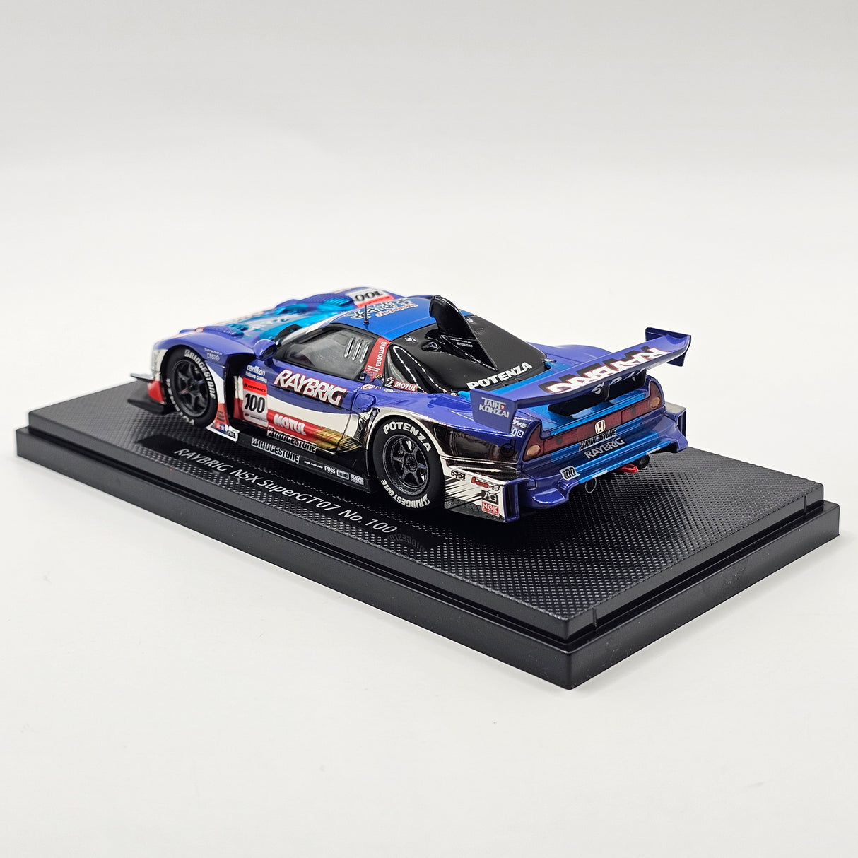 EBBRO Honda NSX GT500 #100 Raybrig Team Kunimitsu Super GT 2007 1/43 Scale