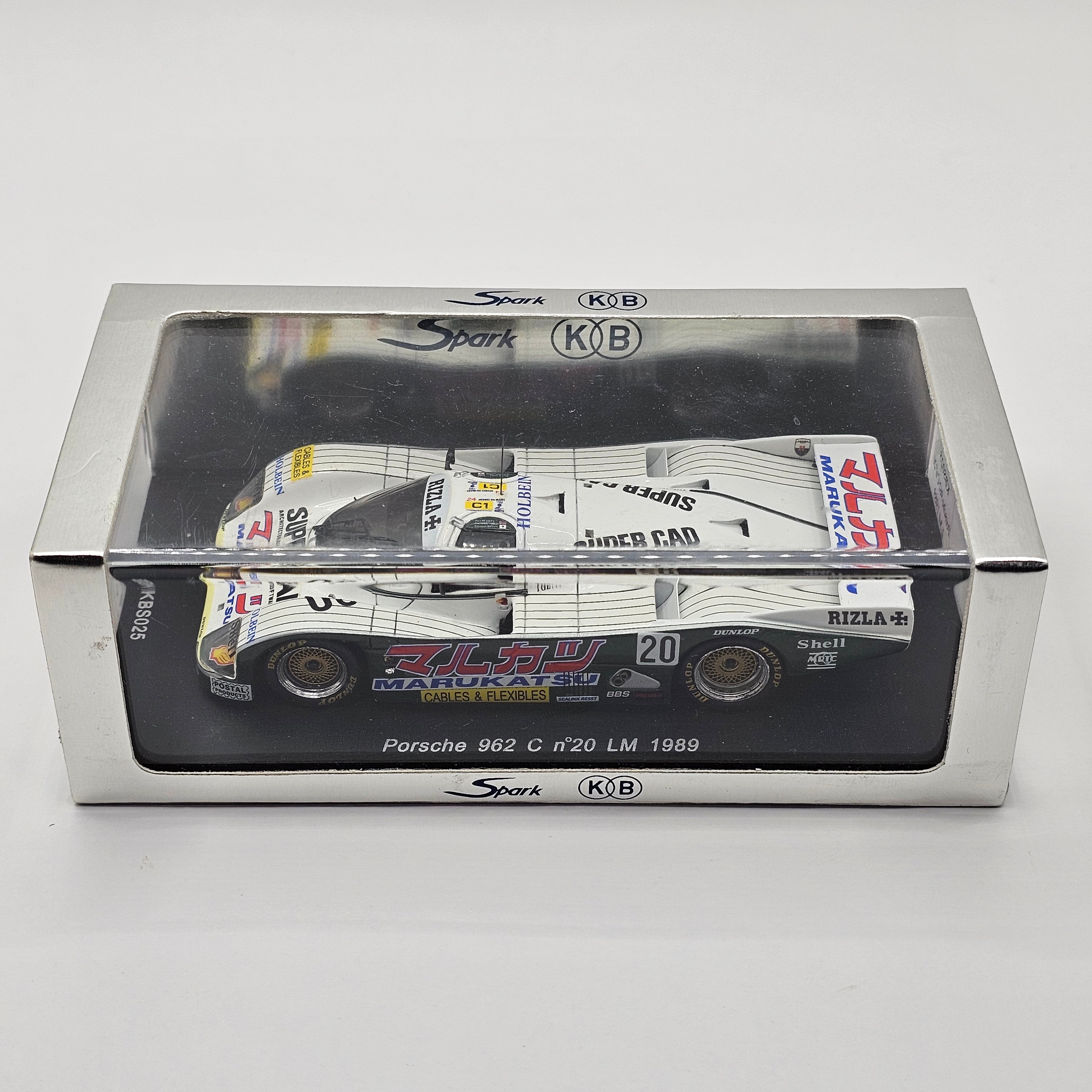 Spark Porsche 962C No.20 Team Davey Le Mans 1989 1/43 Scale KBS025