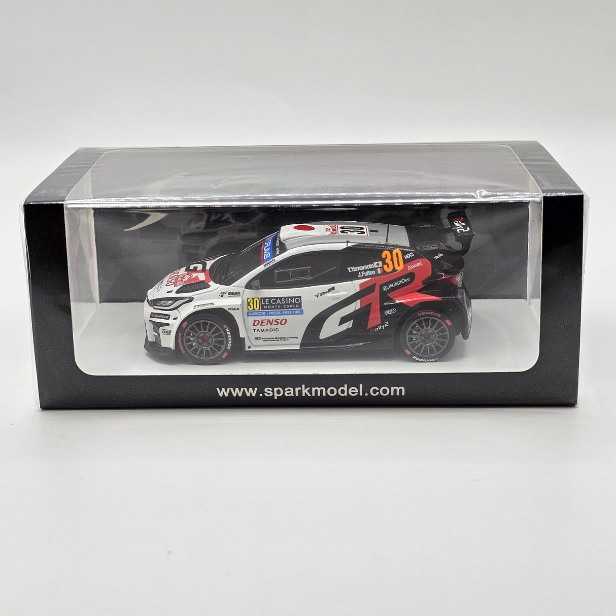 Spark Toyota GR Yaris Rally2 #30 TOYOTA Gazoo Racing WRT NG Rally Monte Carlo 2025 1/43 Scale