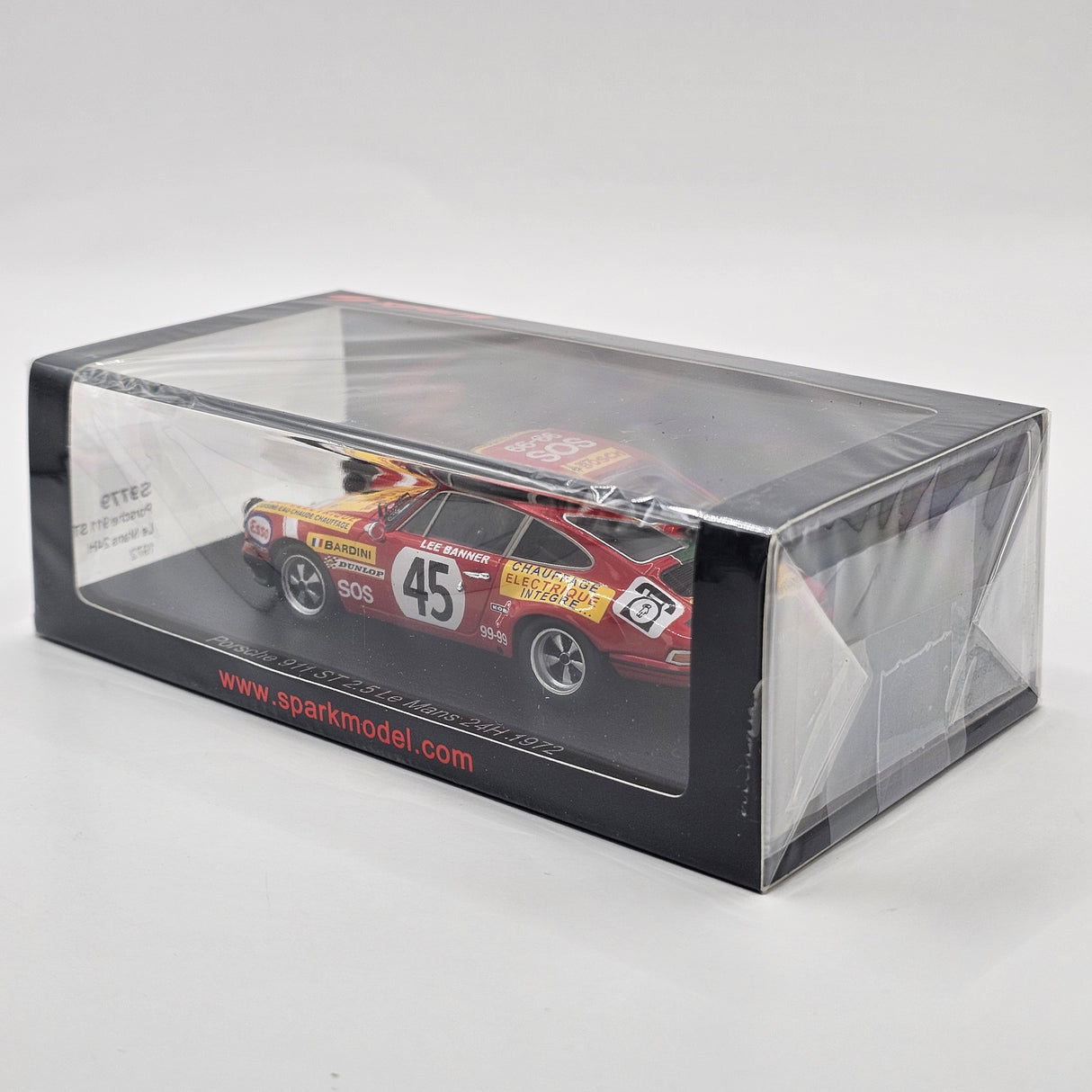 Spark Porsche 911S #45 R. Touroul 24Hrs Le Mans 1972 1/43 Scale S9779
