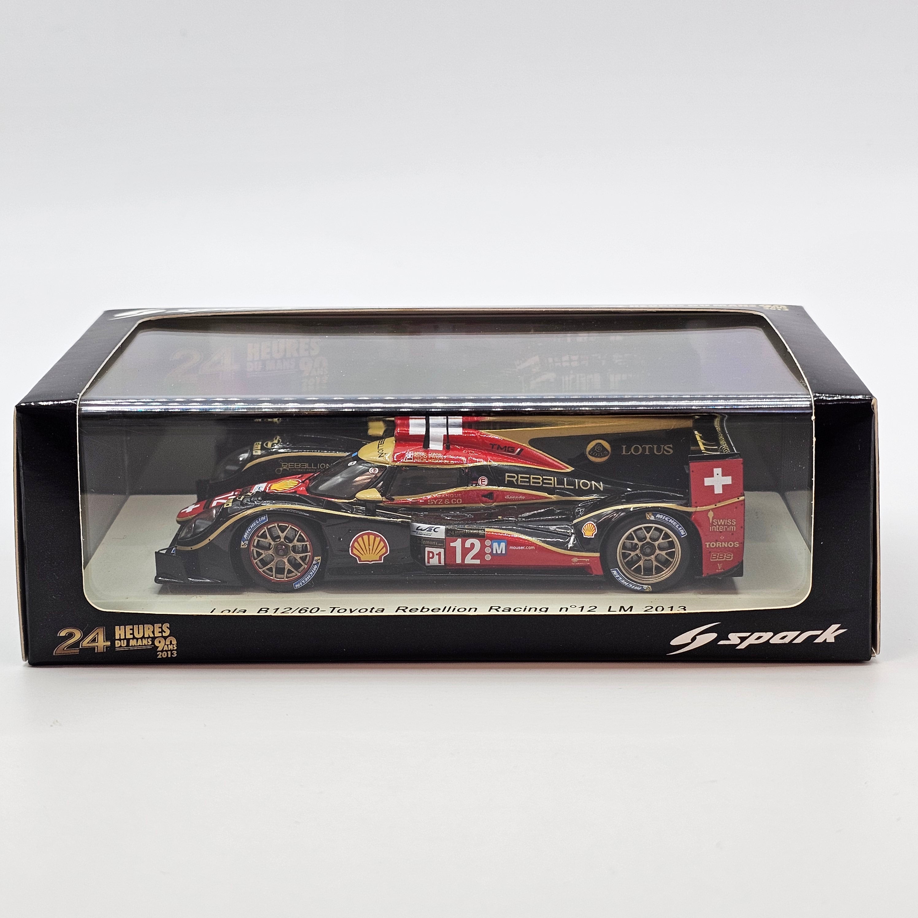 Spark Lola B12/60 Toyota #12 Rebellion Racing Le Mans 2013 1/43 Scale