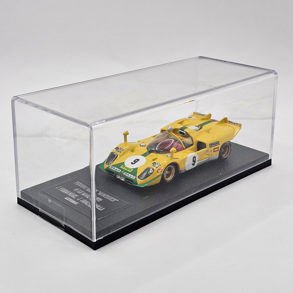 Mysterious Ferrari 512S Spyder #9 Escuderia Montjuich 24Hrs Le Mans 1970 1/43 Scale