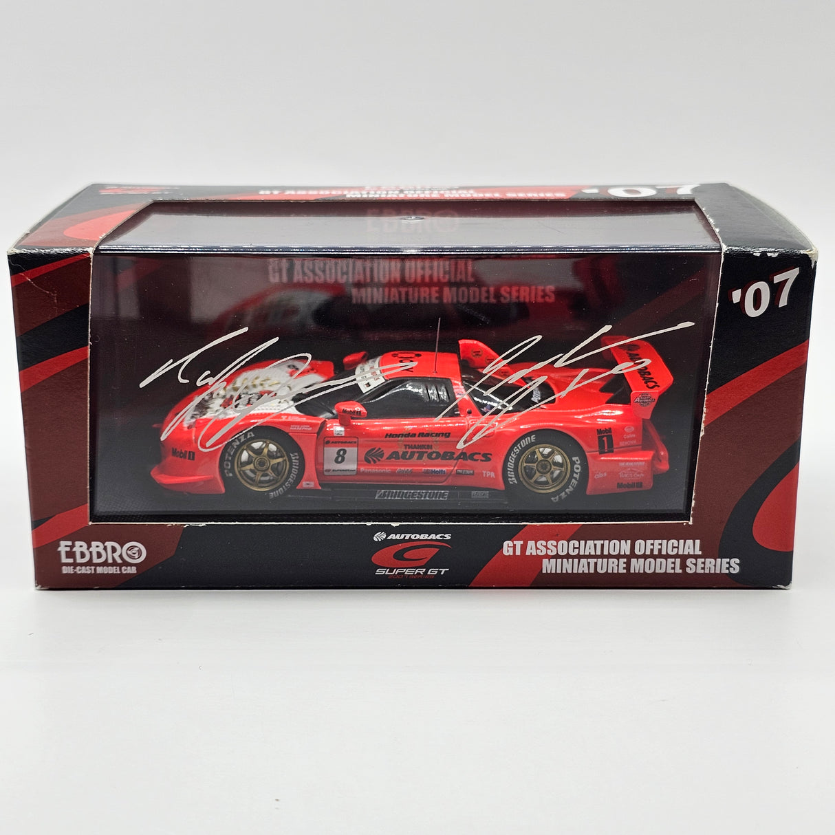 EBBRO Honda NSX GT500 #8 ARTA Super GT 2007 Champion Car 1/43 Scale