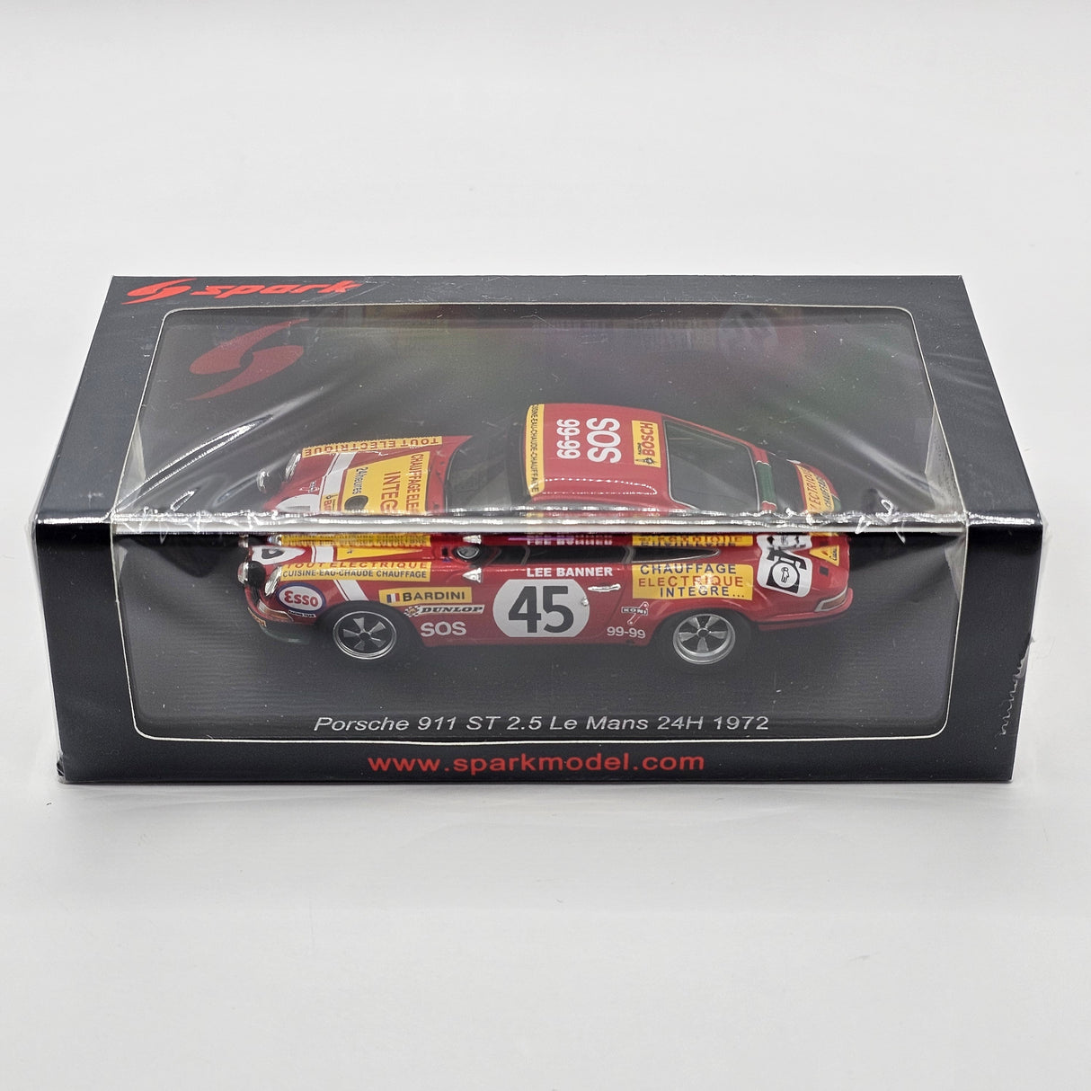 Spark Porsche 911S #45 R. Touroul 24Hrs Le Mans 1972 1/43 Scale S9779