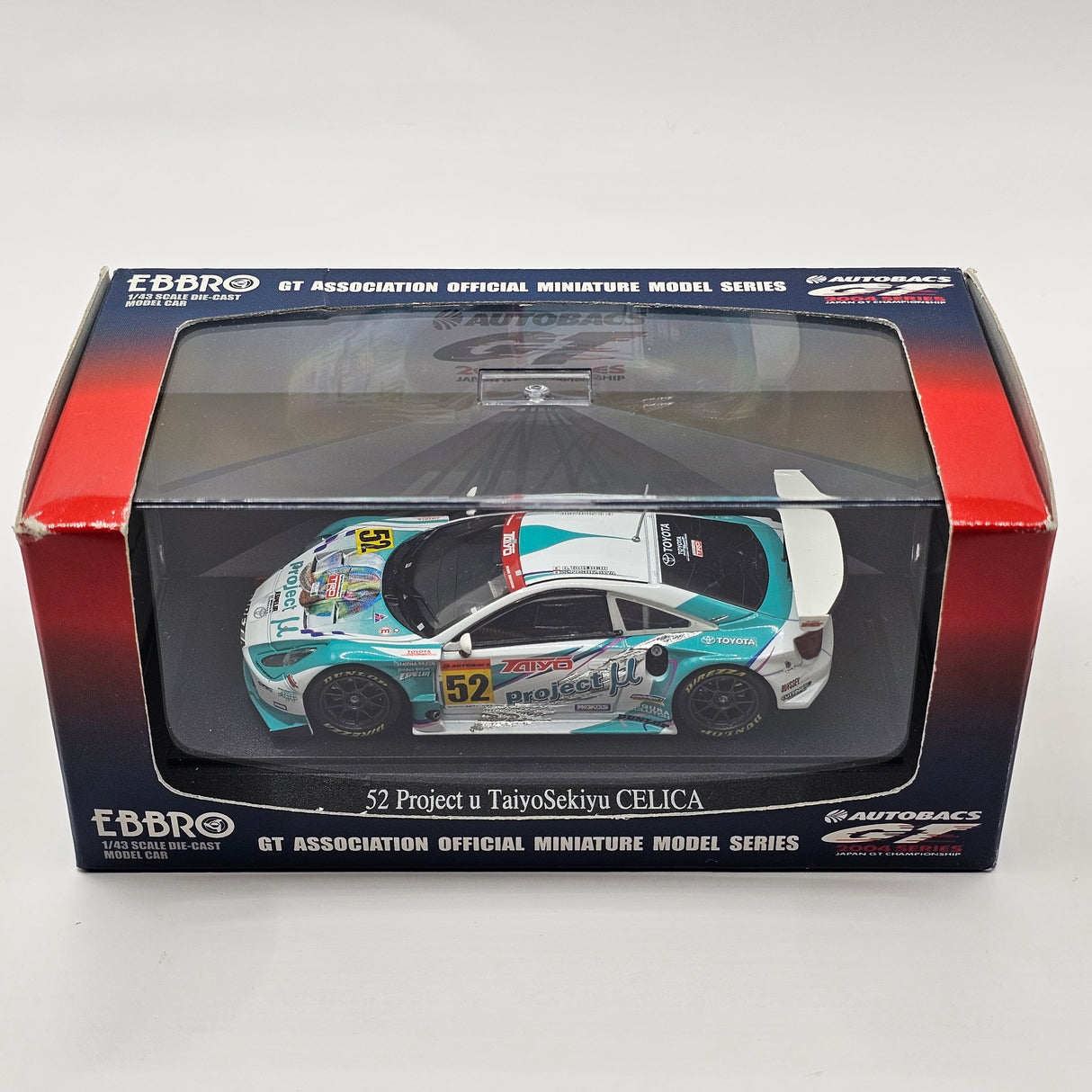 EBBRO Toyota Celica #52 Team Cerumo Project u JGTC GT300 2004 1/43 Scale