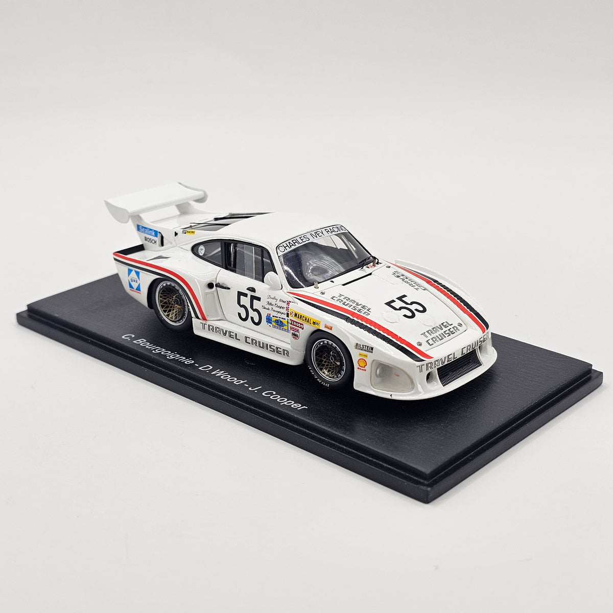 Spark Porsche 935 K3 #55 Charles Ivey Racing Gr5 Winner 24Hrs Le Mans 1981 1/43 Scale