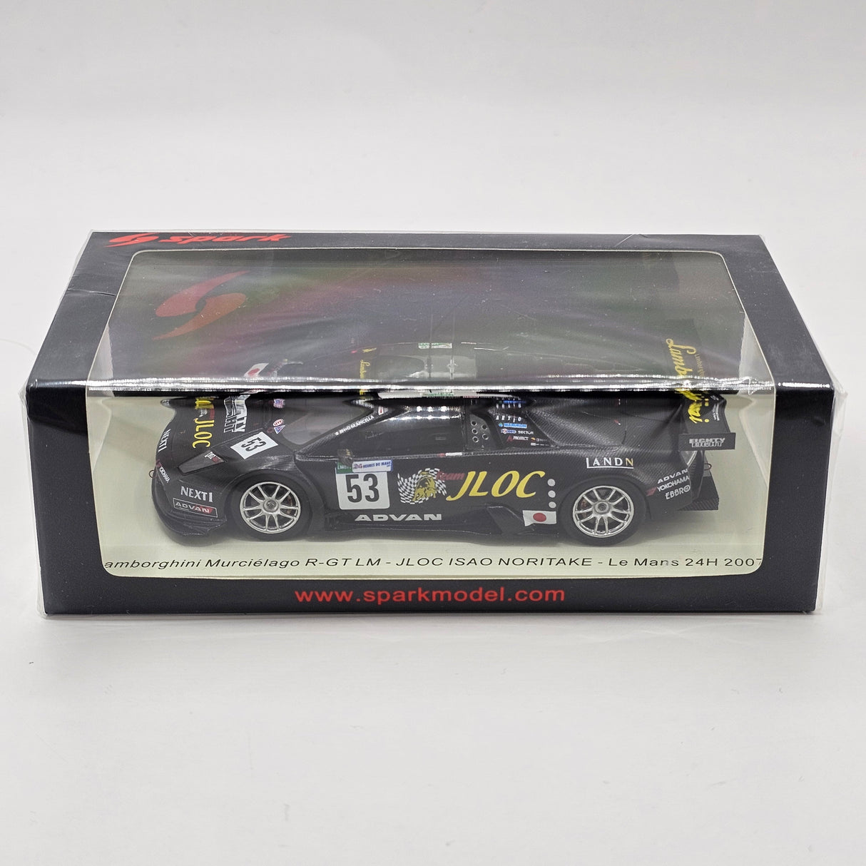 Spark Lamborghini Murciélago R-GT #53 JLOC 24Hrs Le Mans 2007 1/43 Scale S9601