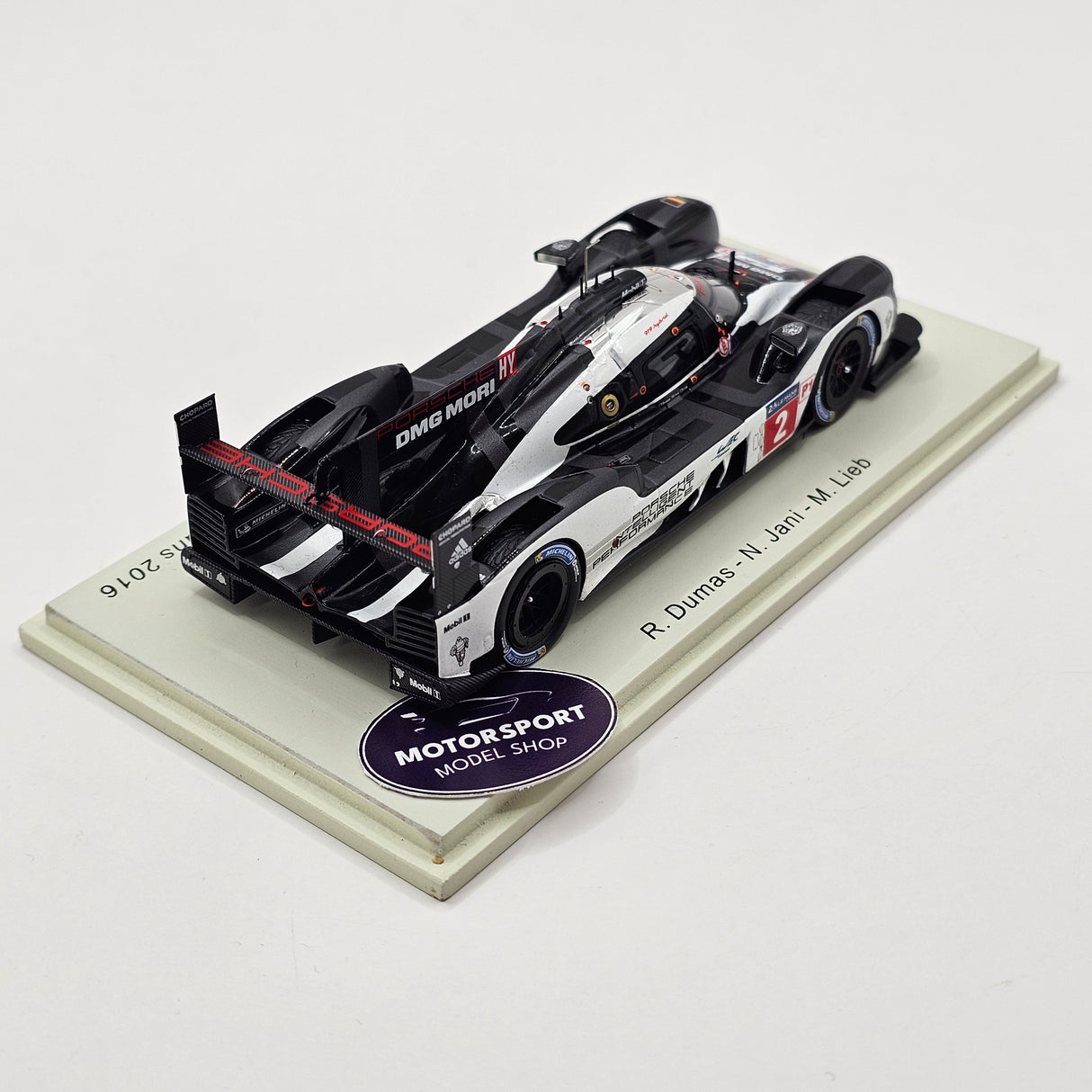Spark Porsche 919 Hybrid #2 Porsche Team 24Hrs Le Mans 2016 Winner 1/43 Scale 43LM16