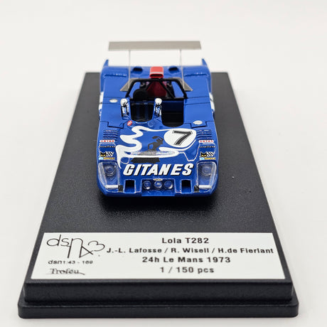 Trofeu DSN Lola T282 #7 Équipe Gitanes 24Hrs Le Mans 1973 1/43 Scale