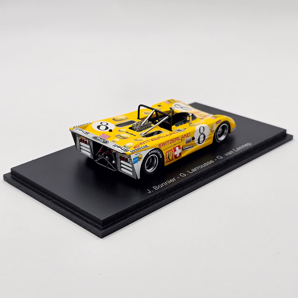 Spark Lola T280 #8 Ecurie Bonnier 24Hrs Le Mans 1972 1/43 Scale S9435