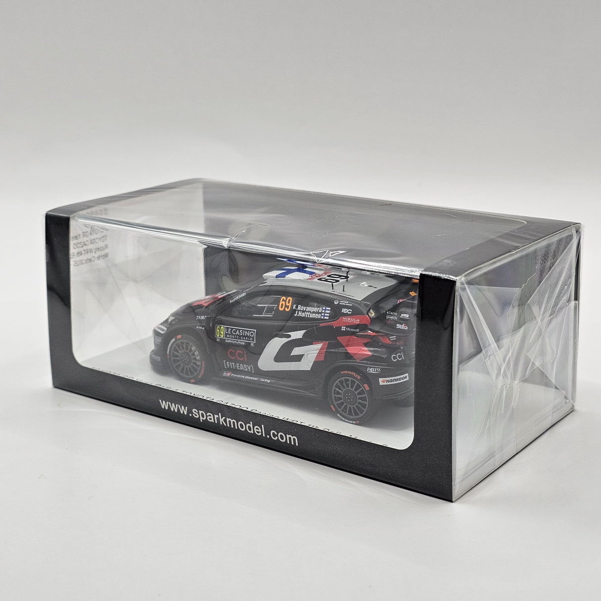 Spark Toyota GR Yaris Rally1 #69 TOYOTA GAZOO Racing WRT - 4th Rally Monte Carlo 2025 1/43 Scale