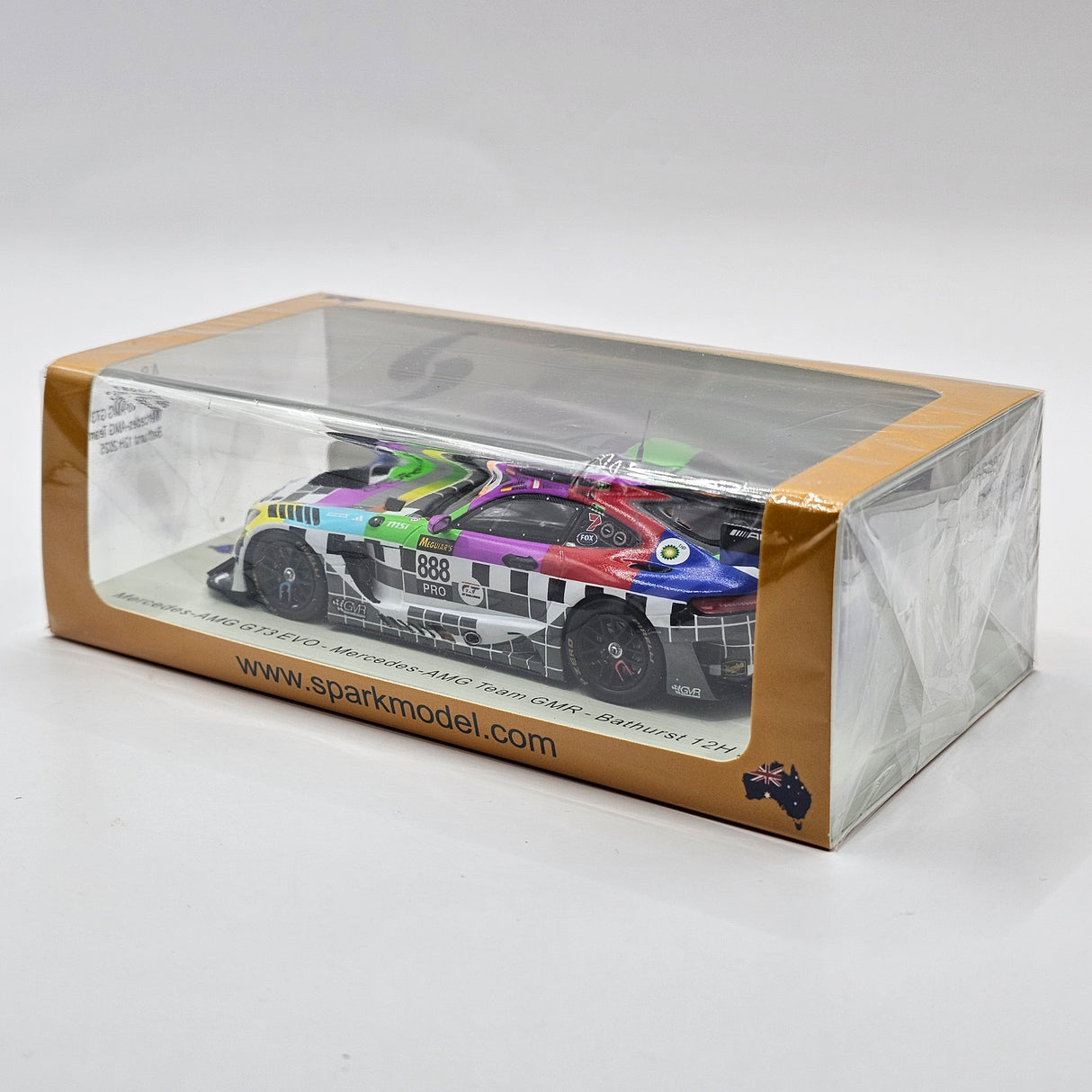 Spark Mercedes-AMG GT3 Evo #888 GMR 12Hrs Bathurst 2025 1/43 Scale AS087