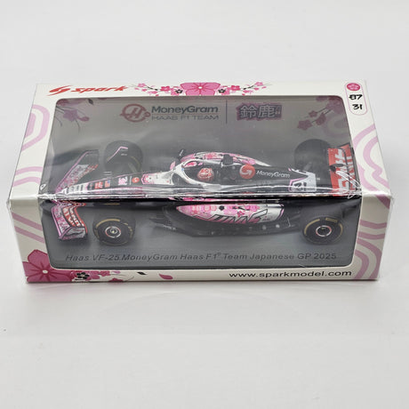 Spark Haas VF-25 #31 Ocon 2025 Japanese F1 Grand Prix 1/43 Scale S9592