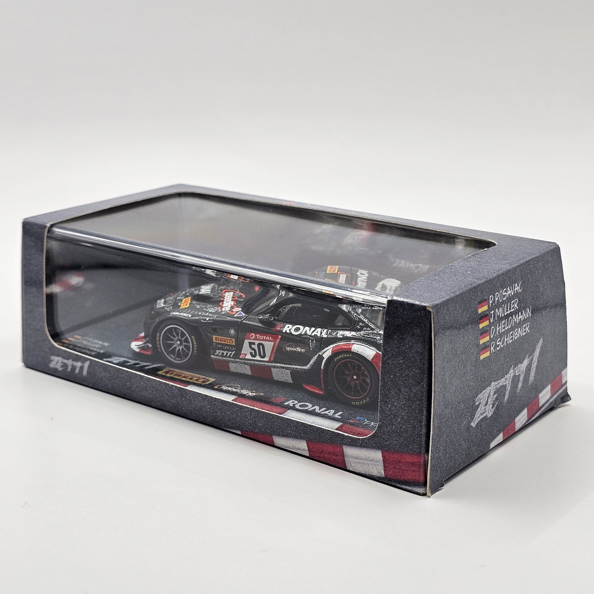 Spark BMW Z4 GT3 #50 Team Speedline Racing by Ronal 24Hrs Nurburgring 2019 1/43 Scale