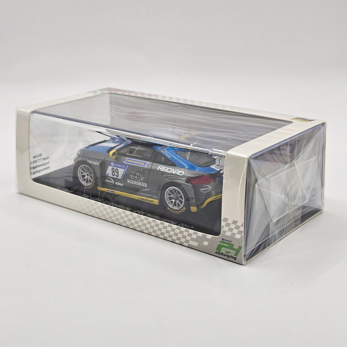 Spark Audi TT RS2 #89 LMS Engineering 24Hrs Nurburgring 2017 1/43 Scale
