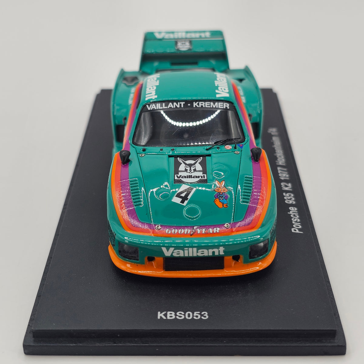 Spark Porsche 935 K2 #4 Kremer Racing Winner 6Hrs Hockenheim 1977 1/43 Scale