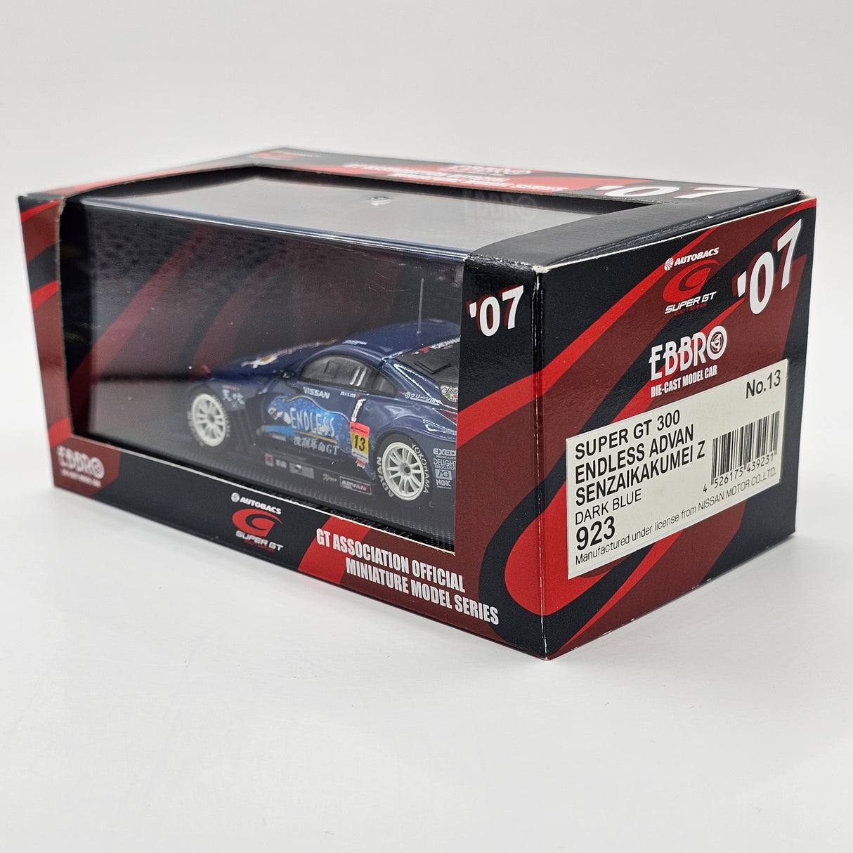 EBBRO Nissan Fairlady Z #13 Endless Sports Super GT GT300 2007 1/43 Scale