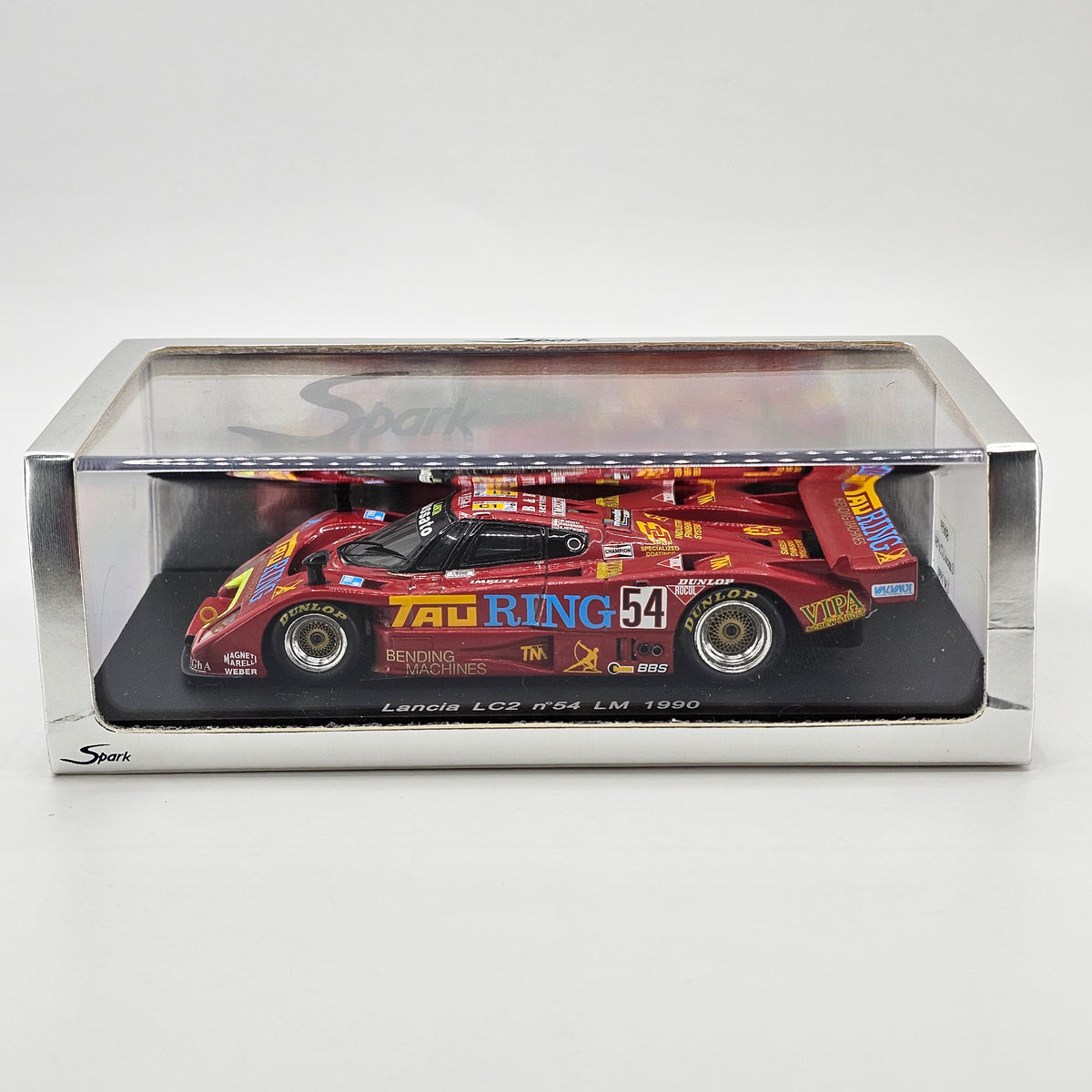 Spark Lancia LC2 SP90 #54 Mussato Action Car 24Hrs Le Mans 1990 1/43 Scale